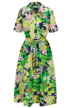 Trina Turk Misola 2 Short-Sleeve Midi Dress - PS Eternal Multi Online