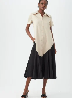 Trina Turk Neola 2 Dress Sahara Stone/Black Discount