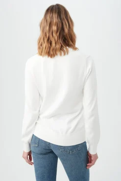 Trina Turk Old Fashioned Sweater Whitewash Hot