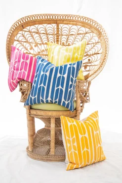 Trina Turk Palmdale Emb Pillow 20X20 Blue Best