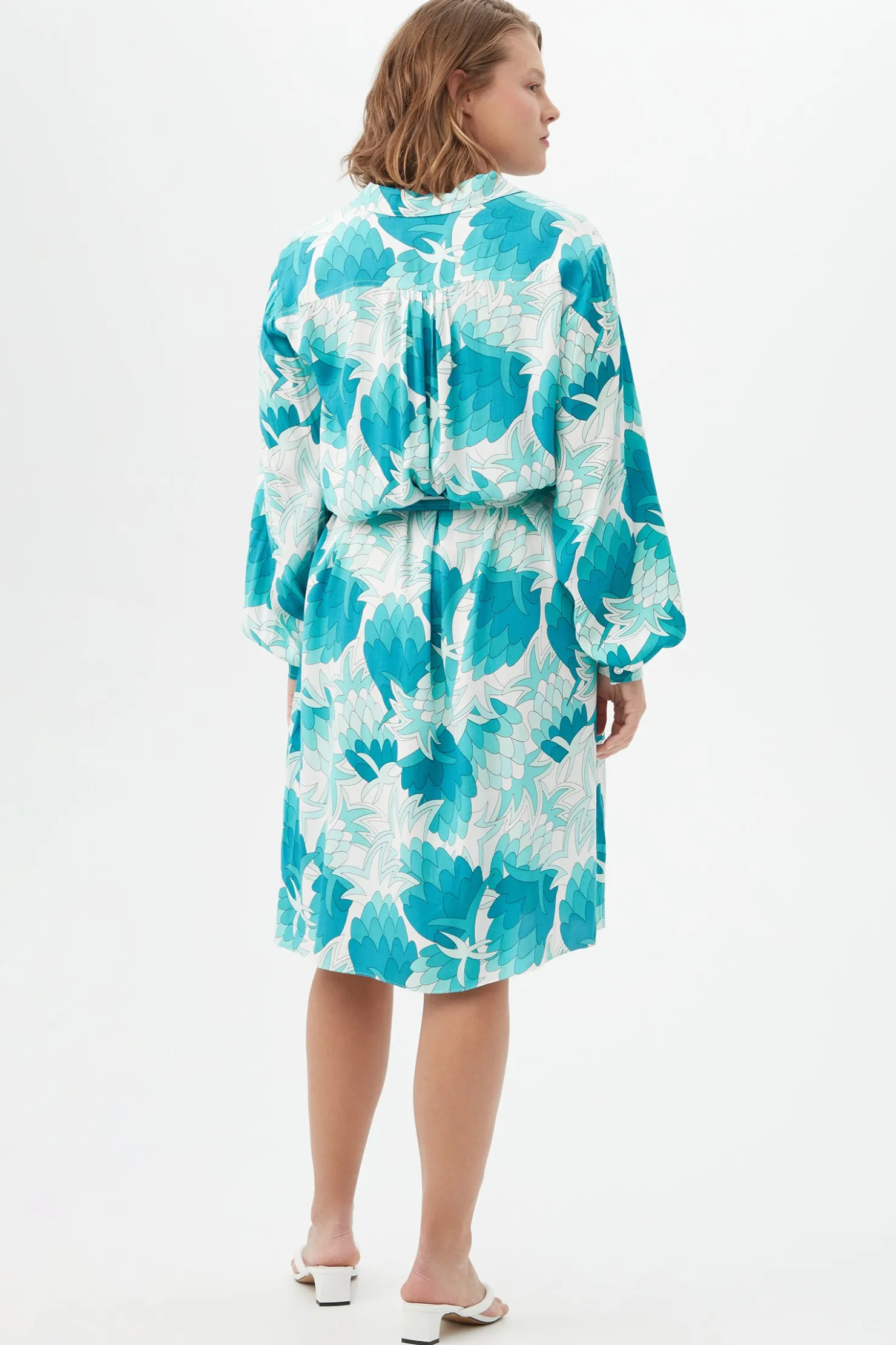 Trina Turk Poetry Dress Tranquil Turquoise Hot