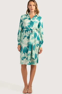 Trina Turk Poetry Dress Tranquil Turquoise Hot