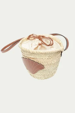Trina Turk Poolside Ibiza Mini Basket Crossbody Bag Natural Outlet
