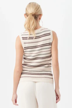 Trina Turk Samoa Top Ecru Online