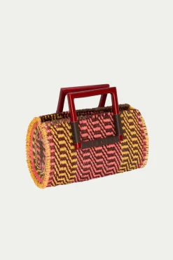 Trina Turk Sensi Nineties Straw Bag Multi New
