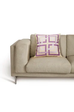 Trina Turk Shanghai Links Embroidered Pillow 20X20 Lavender Discount