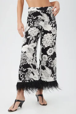 Trina Turk Short Weekend Pant Black/White Best