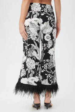 Trina Turk Short Weekend Pant Black/White Best