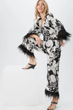Trina Turk Short Weekend Pant Black/White Best