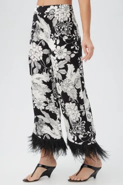 Trina Turk Short Weekend Pant Black/White Best