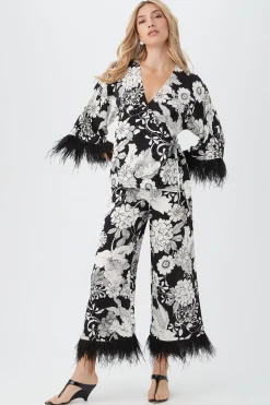 Trina Turk Short Weekend Pant Black/White Best