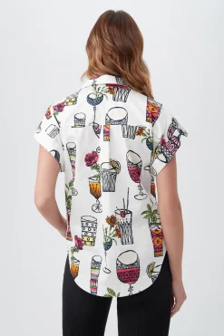 Trina Turk Simpatico Top Multi Best