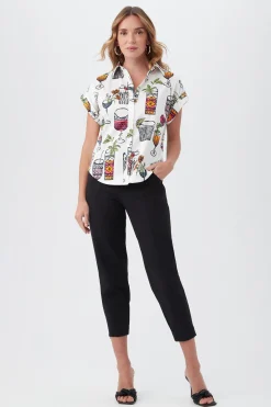 Trina Turk Simpatico Top Multi Best