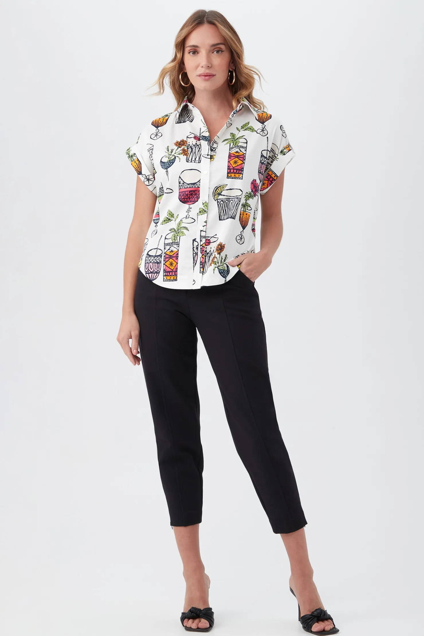 Trina Turk Simpatico Top Multi Best