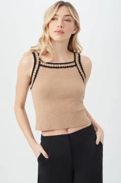 Trina Turk Suez Cami Camel/Black Best
