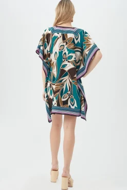 Trina Turk Theodora Caftan Dress - Senegal Garden Silk Multi Outlet