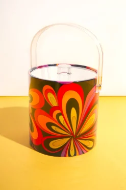 Trina Turk Boca Blooms Print Ice Bucket Multi Discount