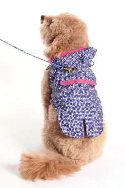 Trina Turk X K9 Dog Raincoat - Durell Indigo Sale