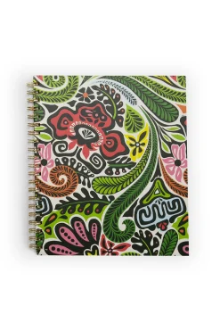 Trina Turk Tt Cheeky Tiki Spiral Notebook Multi New