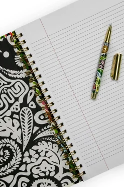 Trina Turk Tt Cheeky Tiki Spiral Notebook Multi New