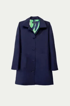 Trina Turk TT X Shed Rain Mac Rain Coat - Ink Best