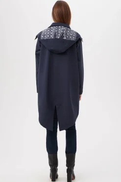 Trina Turk TT X Shed Rain Navy Rain Parka - Durell Ink Online
