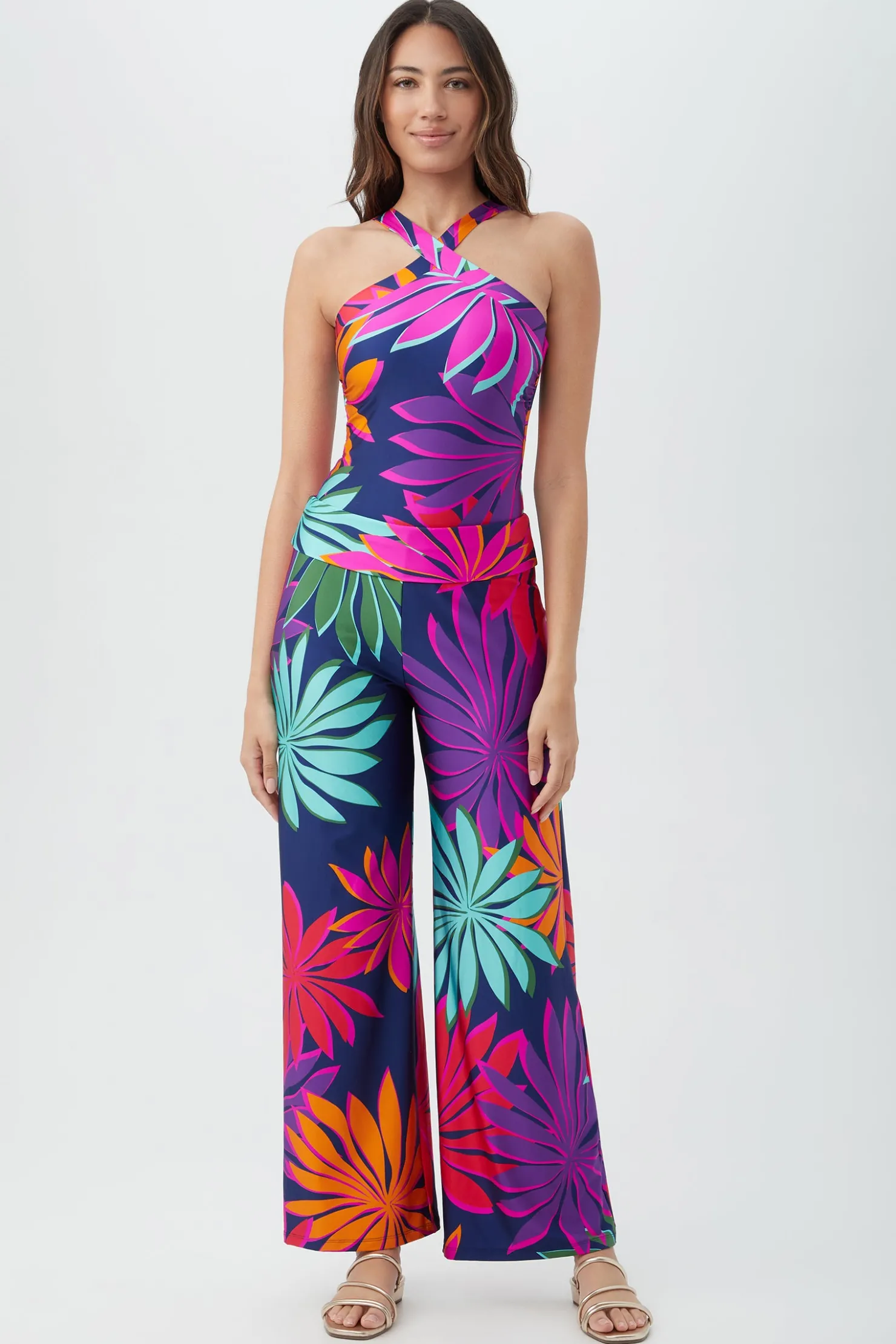 Trina Turk Women's Wailea Swim Cover-Up Pant Multi Outlet