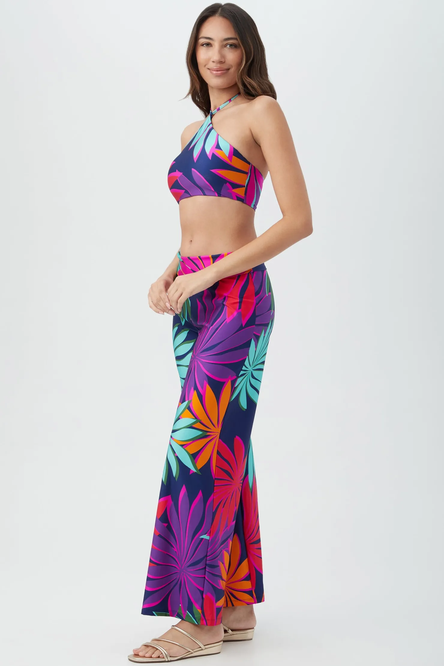 Trina Turk Women's Wailea Swim Cover-Up Pant Multi Outlet