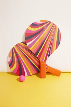 Trina Turk Wynwood Waves Paddleball Set Multi Best